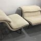 Paire de fauteuils Wave G. Offredi pour Saporiti