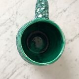Cup / mug green fat lava vintage 70s