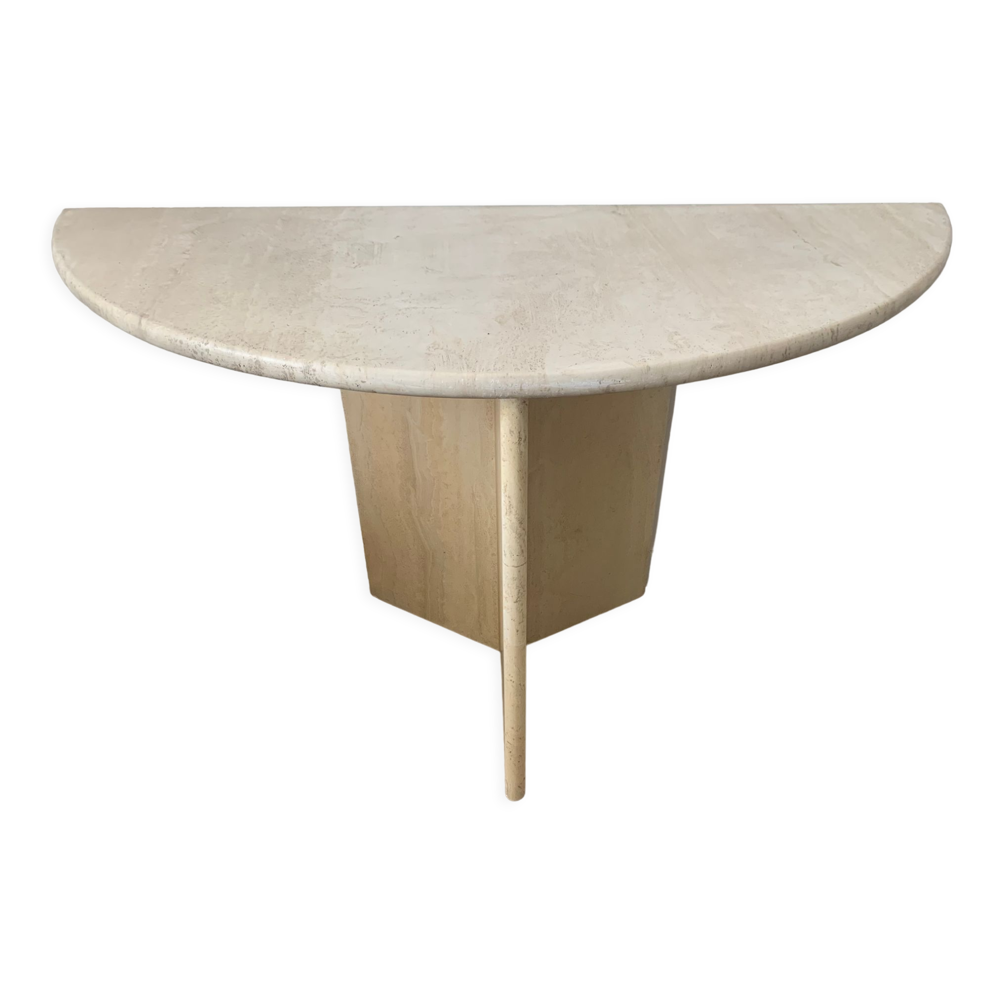 Travertine console in the 70s