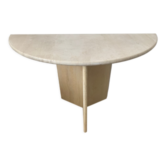 Travertine console in the 70s