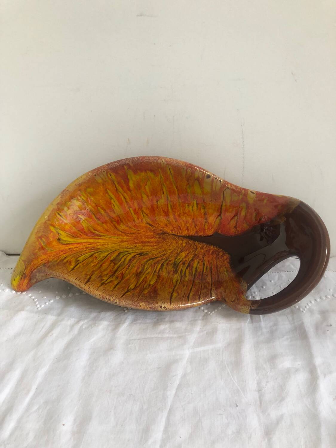 Large ceramic bowl from Vallauris