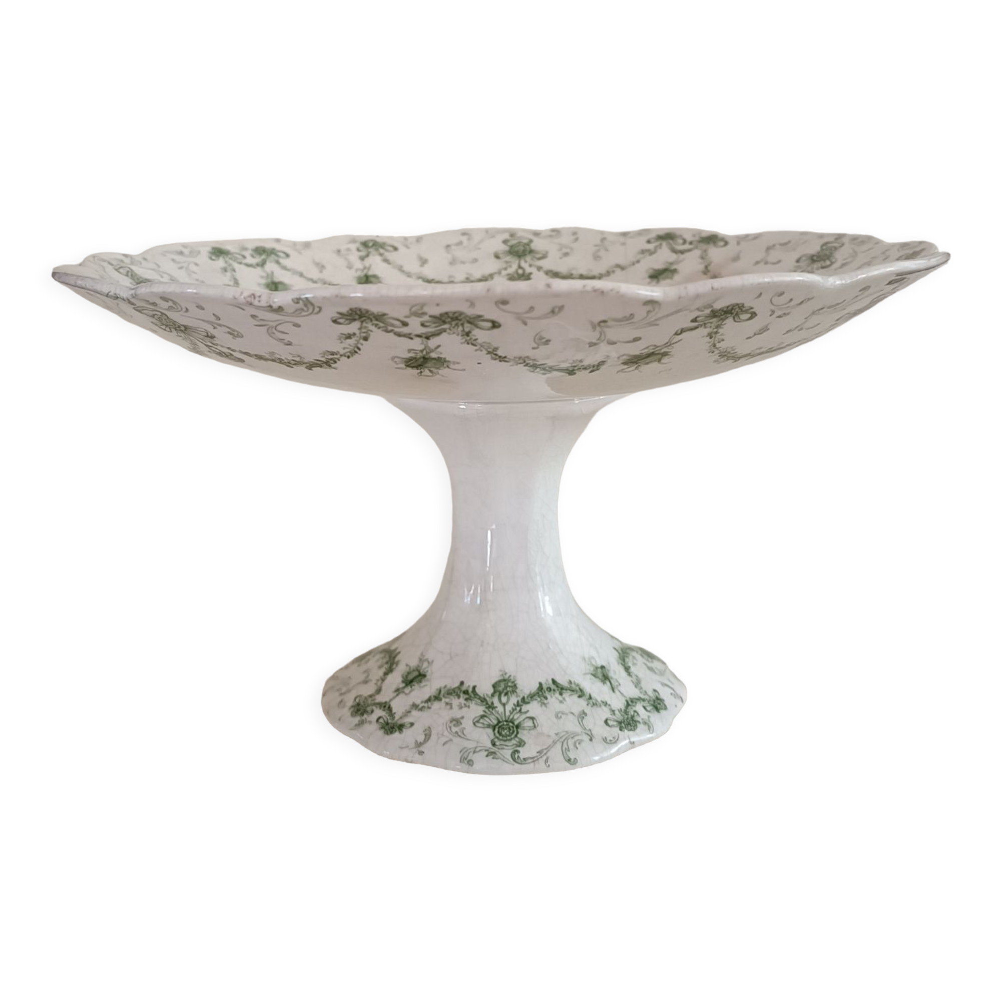 Compotier iron earth mandolin décor