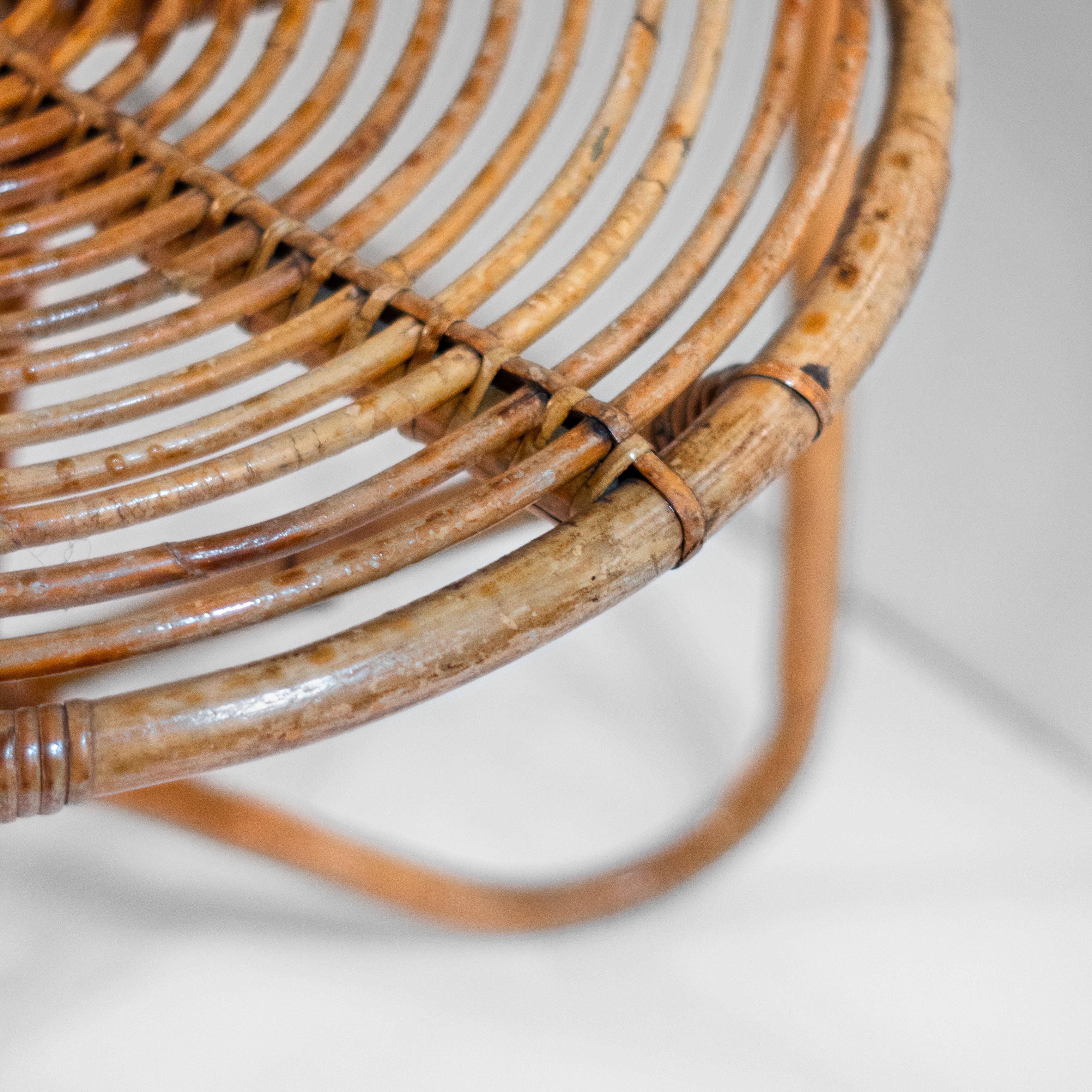 1960 Midcentury Modern Italian Bamboo Lounge Set