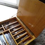 Stainless steel housewife brand Comargent wooden box