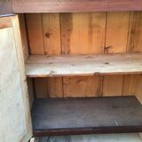 Buffet bas rustique sapin 1950