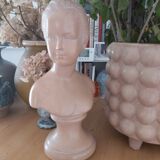 Terracotta-style plaster bust