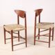 6x Peter Hvidt & Orla Mølgaard-Nielsen dining chair Model 316 in teak