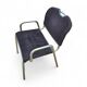 4 chaises de salle à manger en tissu noir Castiglietta par Castiglioni pour Zanotta / Italie années 1960