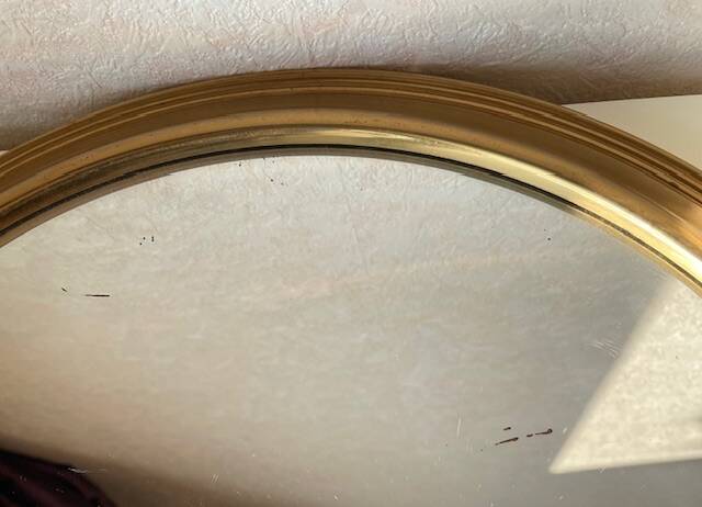 Art Deco mirror tray 40 cm