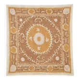 Vintage hand-embroidered tablecloth 139x144 cm