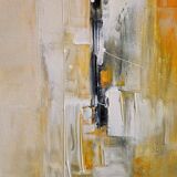Abstract painting table
