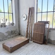 Bibliothèque étagère de métier 1950 démontable