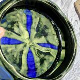 Gilbert metenier signed ceramic bowl // french art deco