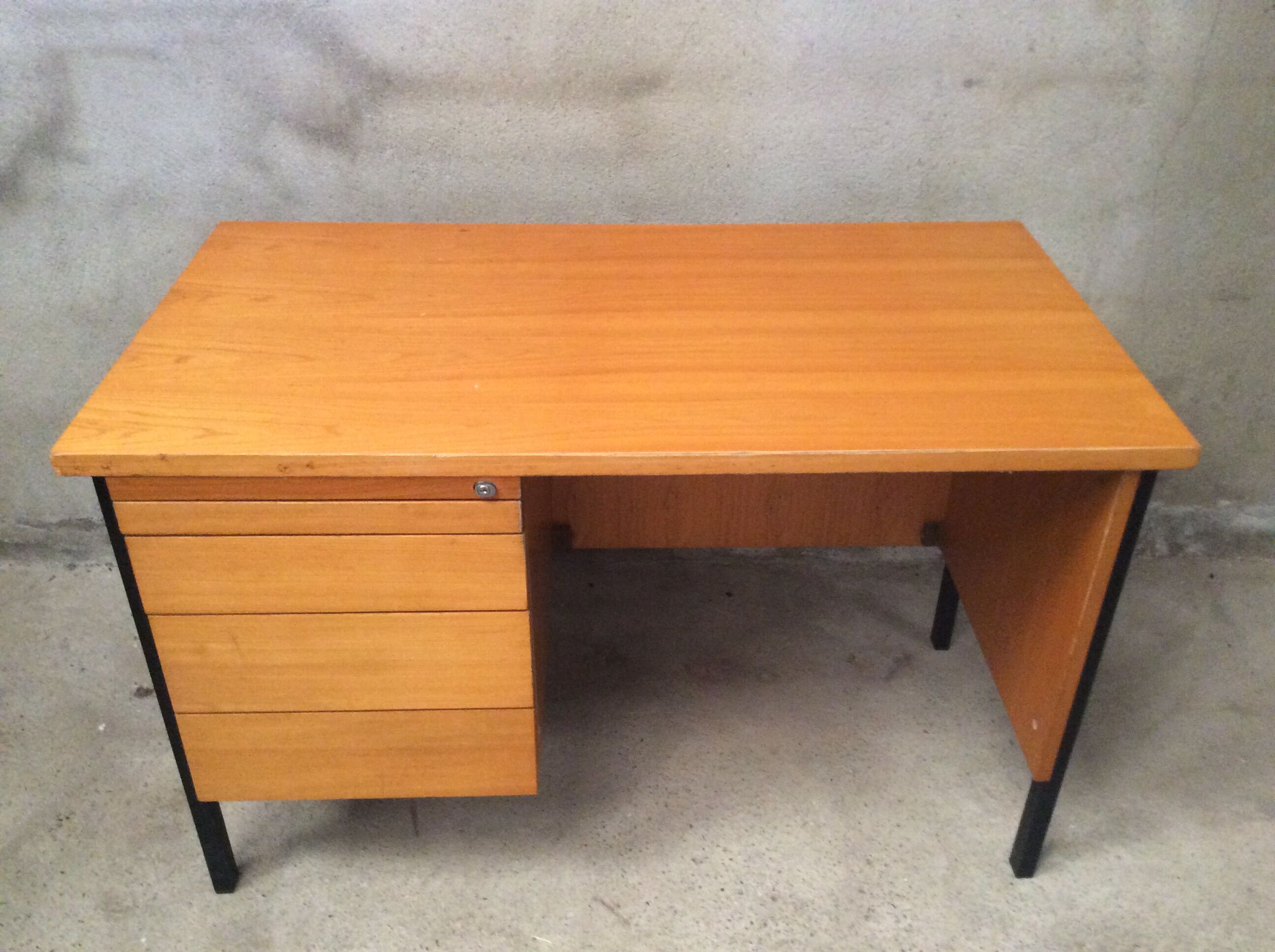 Stella vintage teak desk, 1965