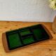 Aperitif tray with 4 vintage Vereco glass cups
