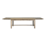 Farmhouse table with extensions