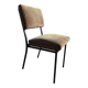Vintage metal and velvet chair 1950