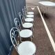 Garden furniture in old iron 6 places