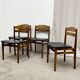 4 Danish chairs in Rio rosewood