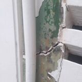 Shutters 4 leaves H148xW245cm (2) antique oak louvres pair 2