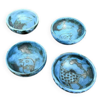 Jacques Blin, set of 4 bowls