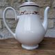 Guy Degrenne Limoges porcelain coffee pot sample with gilding