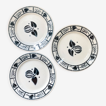 Set of 3 flat plates