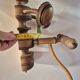 vintage wooden coat rack from the 1960s