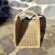 Wicker log basket