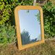 Antique gilded patinated Louis-Philippe mirror
