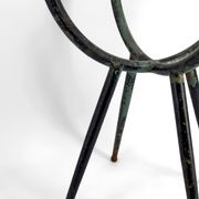 Patinated metal gueridon – Italy, 1960s