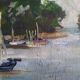 Huile sur toile Marine
