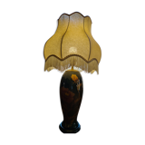 Green flowered lamp
