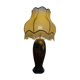 Green flowered lamp