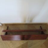 Wall shelf - coat rack - 7 hooks - oak stain - country style - cloakroom