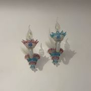 Murano glass wall lights from the 1960s
