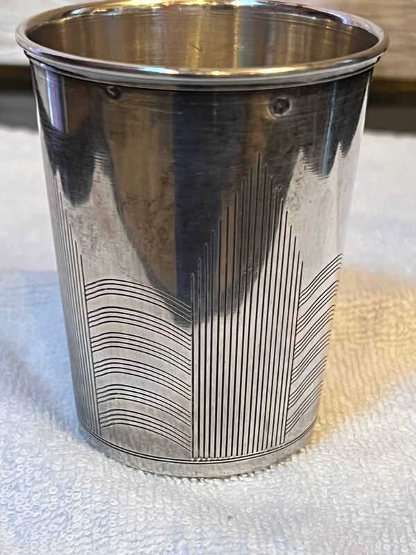 Timbale argent massif