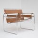 Fauteuil Wassily de Marcel Breuer en cuir cognac
