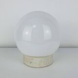 Vintage opaline ball wall light