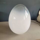Vintage glass egg lamp