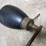 Brass arm wall lamp, 1950s