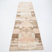 3x11 Rug For Kitchen Brown Beige Turkish Runner Rug, 86x325Cm SK 5286