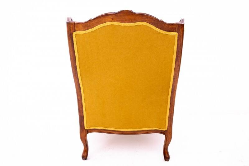 A pair of wing chairs, France, circa 1920. After renovation.