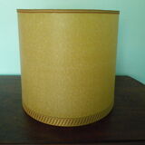 Wooden 1960s lamppost with large lampshade