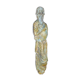 Terracotta sculpture depicting an anonymous deity circa 1950