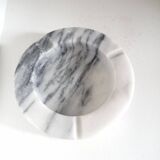 Round marble ashtray