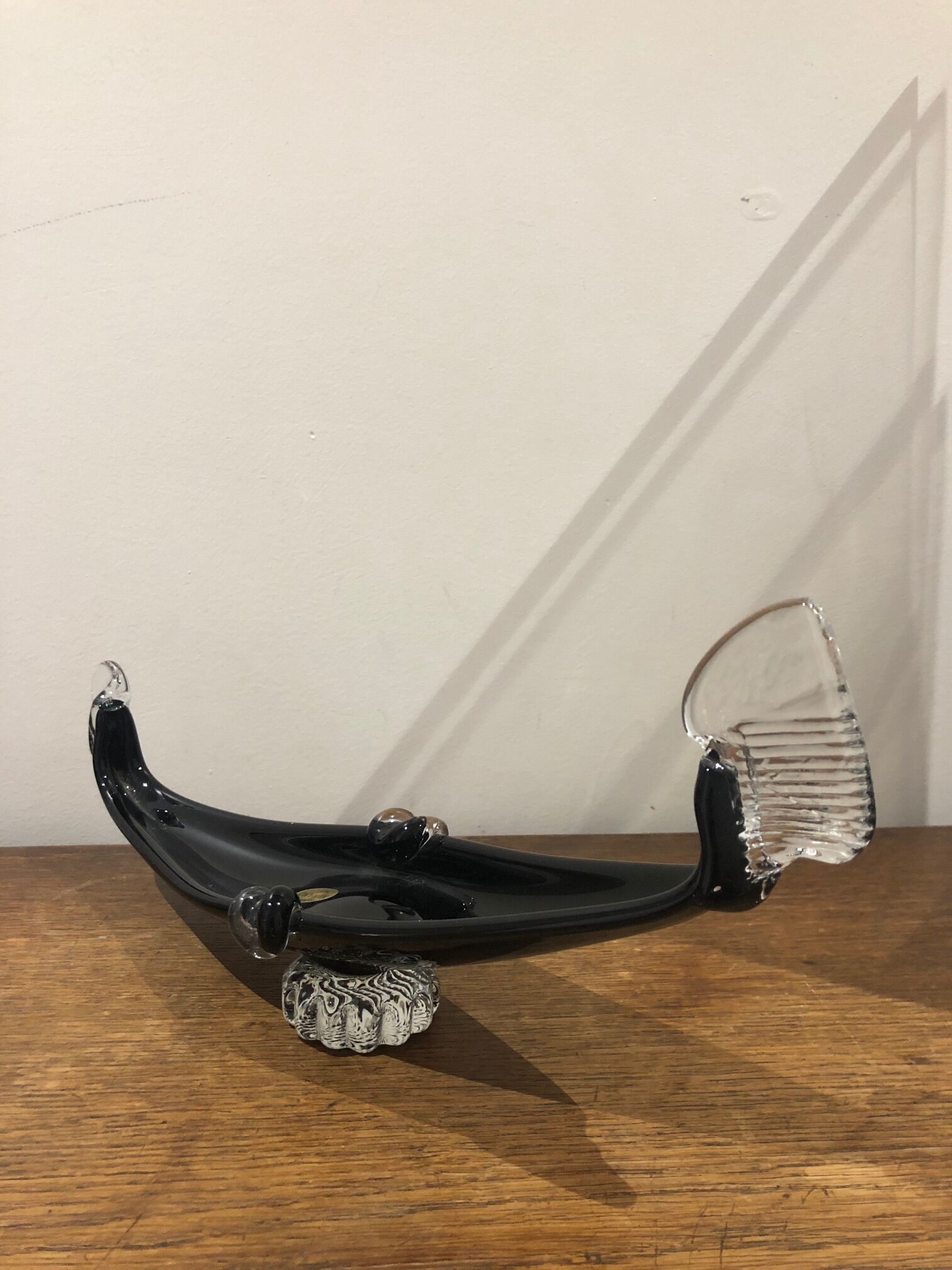 Murano gondola ashtray