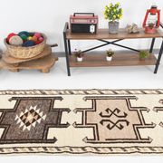 Oushak runner rug 88x372cm