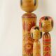 Set of 3 large japanese kokeshi