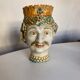Italian ceramic vase Caltagirone Sicily 1960